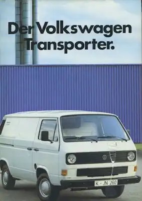 VW T 3 Transporter Prospekt 8.1983