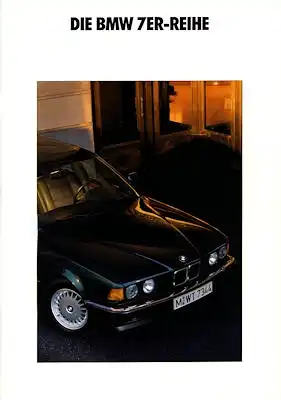 BMW 7er Prospekt 1991