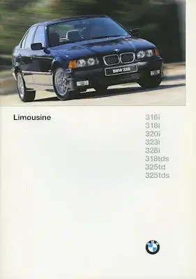 BMW 3er Limousine Prospekt 1996