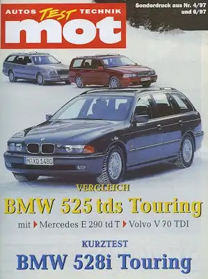 BMW 525 tds touring / 528i touring Test 1997