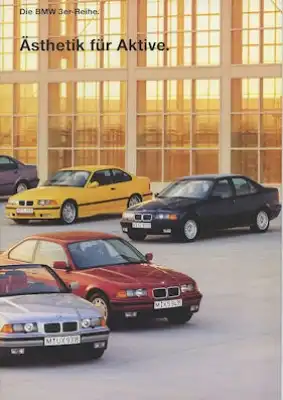 BMW 3er Ästhetik für Aktive Prospekt 1994