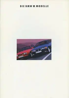 BWM M3 Coupé, M5 + M5 touring Prospekt 1994