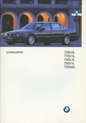 BMW 7er Prospekt 1997