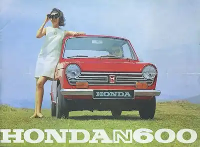 Honda N 600 / S 800 Prospekt ca. 1969