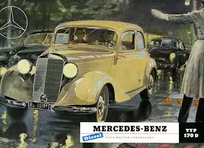 Mercedes-Benz 170 D Prospekt 9.1950