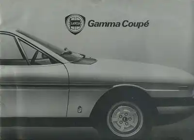 Lancia Gamma Coupé Prospekt ca. 1977