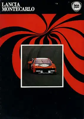 Lancia Montecarlo Prospekt ca. 1980