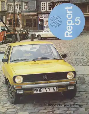 VW Report 5 Broschüre 9.1976
