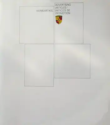 Porsche Werbeartikel Prospekt 1985