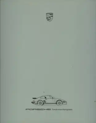 Porsche 911 944 Prospekt Sonderwunschprogramm 11.1985