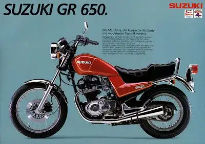 Suzuki GR 650 Prospekt 1984