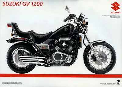 Suzuki GV 700 + GV 1200 Prospekt 1985