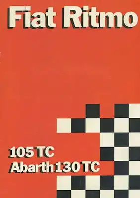 Fiat Ritmo 105 TC / Abarth 130 TC Prospekt 8.1983