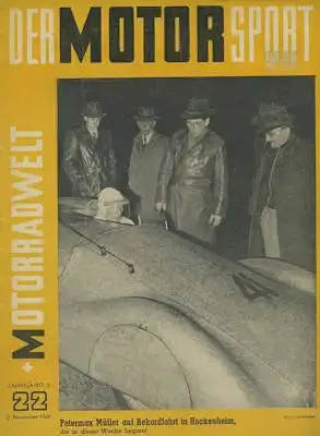 Motorsport + Motorradwelt Heft 19+22 1949