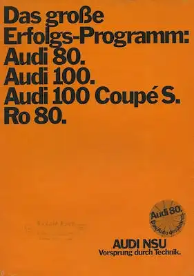 Audi / NSU Programm 2.1973