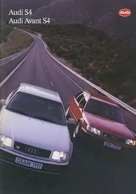 Audi S 4 / Avant C 4 Prospekt 7.1993