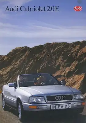 Audi Cabriolet 2.0 E Prospekt 3.1993