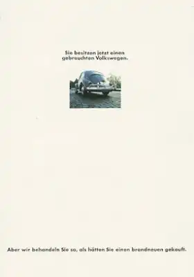 VW Verkäufer-Handbuch für Gebrauchte 2.1968