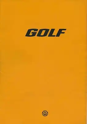 VW Golf 1 Prospekt 8.1976