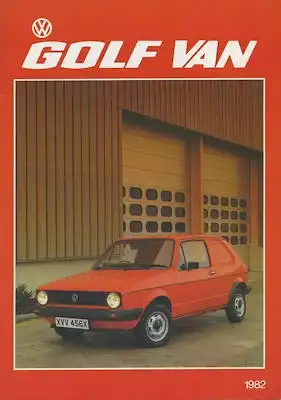 VW Golf 1 Van Prospekt 1982 e