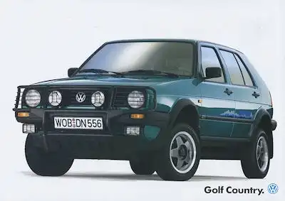 VW Golf 2 Country Prospekt 2.1990