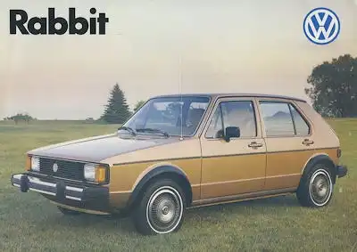 VW Rabbit (Golf) 1 Prospekt 10.1981 e