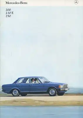 Mercedes-Benz 200 230E 250 Prospekt 2.1981