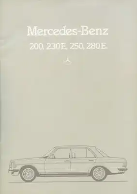 Mercedes-Benz 200-280 E Prospekt 12.1981