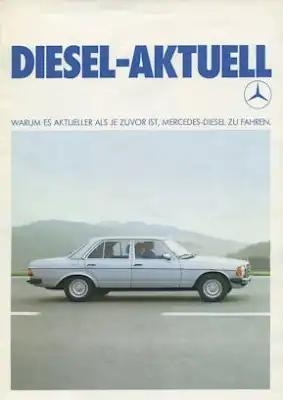 Mercedes-Benz W 123 Diesel Prospekt 10.1980