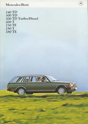 Mercedes-Benz 200T-280TE 240TD-300TD Prospekt 2.1981