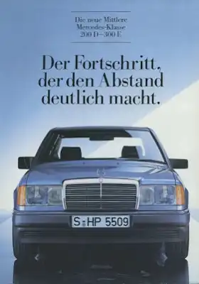 Mercedes-Benz 200 D-300 E Prospekt 12.1984