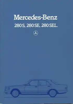 Mercedes-Benz 280-280 SEL Prospekt 12.1984