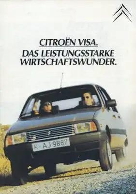 Citroen Visa Prospekt 3.1983