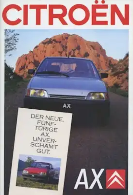 Citroen AX Prospekt 2.1988