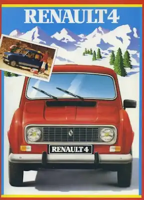 Renault 4 / 4 GTL Prospekt 1985