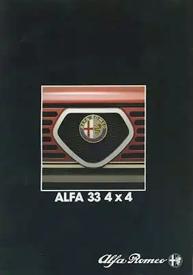 Alfa-Romeo 33 4x4 Prospekt 2.1984