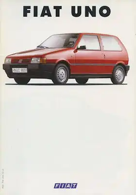 Fiat Uno Prospekt 9.1991