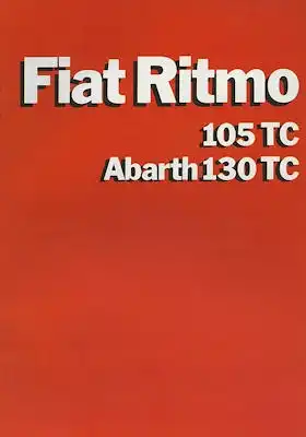 Fiat Ritmo 105 TC / Abarth 130 TC Prospekt 10.1984