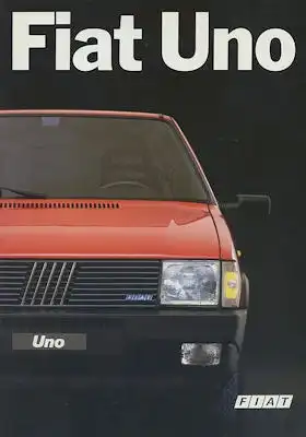 Fiat Uno Prospekt 8.1987