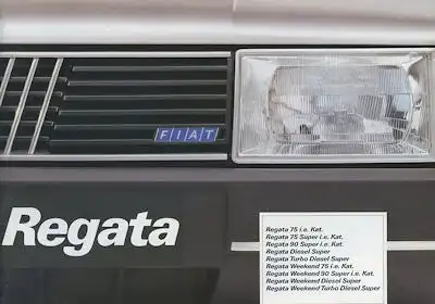 Fiat Regata Prospekt 9.1987