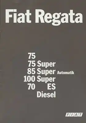 Fiat Regata Prospekt 11.1983