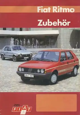 Fiat Ritmo Zubehör Prospekt 1980er Jahre