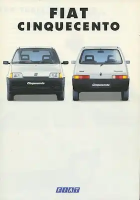 Fiat Cinquecento Prospekt 2.1993
