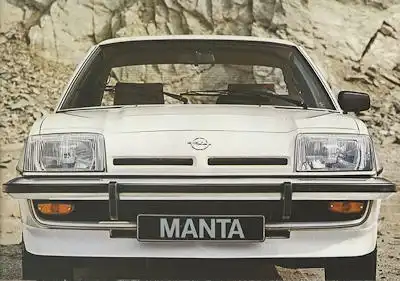 Opel Manta Prospekt 8.1977