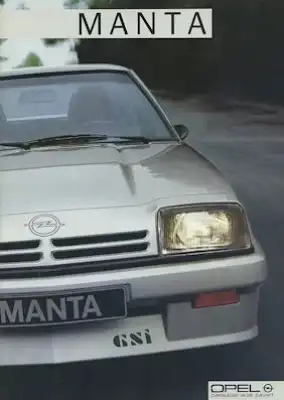 Opel Manta Prospekt 8.1984