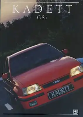 Opel Kadett E GSi Prospekt 8.1987