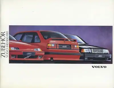 Volvo 440 460 480 Zubehör Prospekt 1992