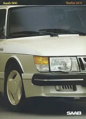 Saab 900 Turbo 16 S Prospekt 1983