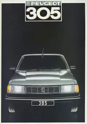 Peugeot 305 Prospekt 1987
