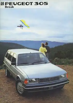 Peugeot 305 Break Prospekt 1984